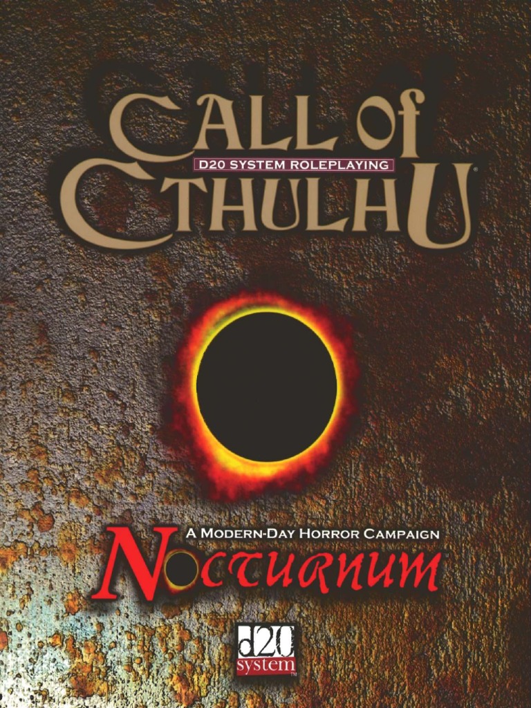 Call Of Cthulhu D20 Pdf Download