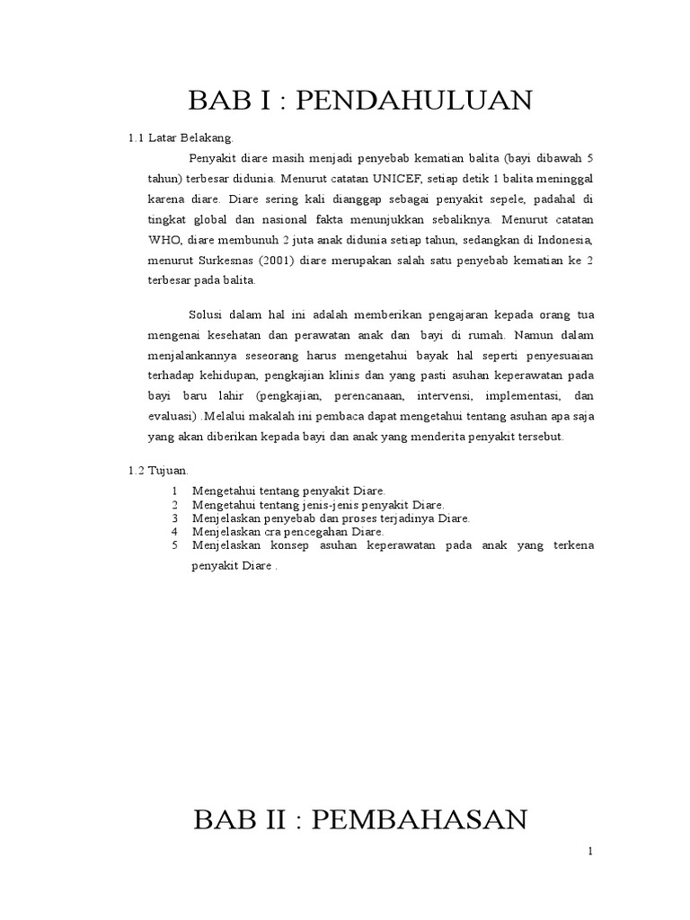 Askep Anak Diare Pdf