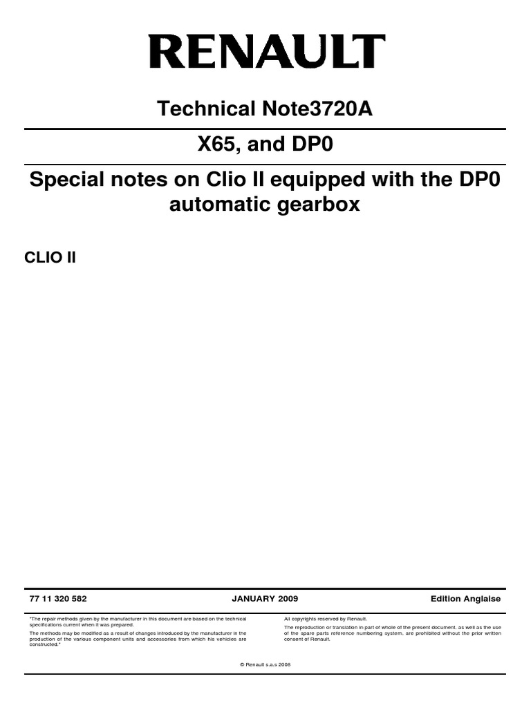Al4 Transmission Rebuild Manual