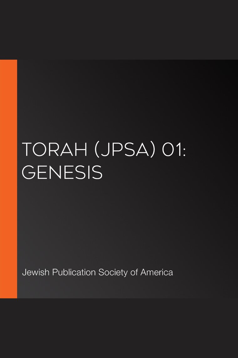 Torah Jpsa 01 Genesis By Jewish Publication Society Of