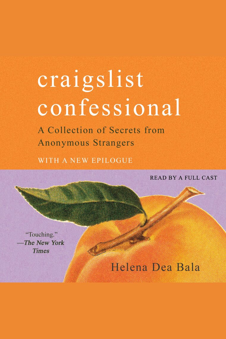 Craigslist Confessional by Helena Dea Bala image