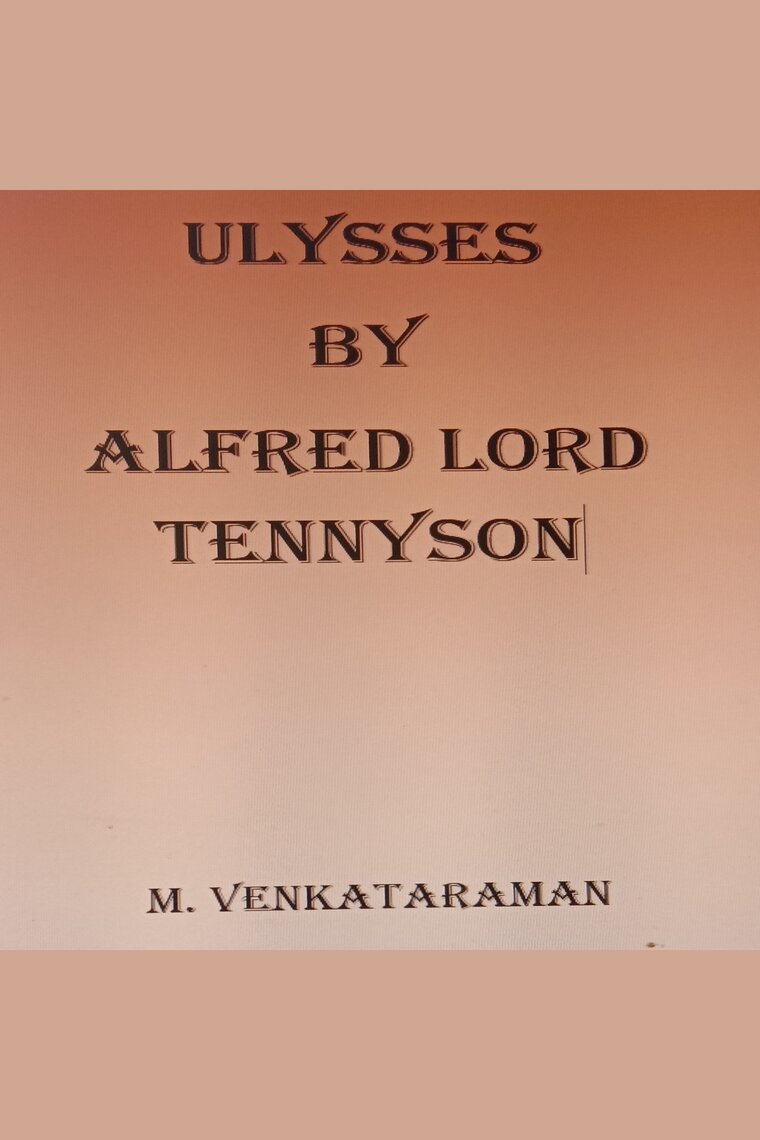 ulysses alfred lord tennyson
