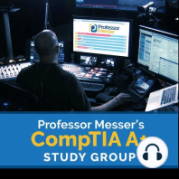 Professor Messer's CompTIA A+ Study Group After Show - May 2018