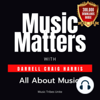 Northern Mexican Journalist and Radio Host - Edna Martinez - Chats about arts, culture and politics on episode 13 - season two of Music Matters with Darrell Craig Harris