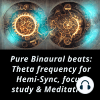 4Hz Theta binaural beat with 96Hz Frequency | For deep meditation & mental clarity| Binaural ASMR