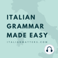#98: Plural Nouns in Italian That Are Singular in English