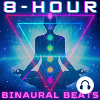 ? 8 Hour Crackling Fireplace Atmosphere with 11 Hz Alpha Wave Binaural Beats | For Deep Focus and Stress Relief ?