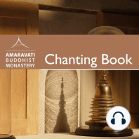 Morning Chanting – Pali and English – Salutation to The Triple Gem (page 12-15)