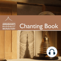 Morning Chanting – Pali and English – Salutation to The Triple Gem – alternative ending (page 15)