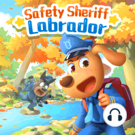 【Sheriff Labrador's Safety Tip! 】?Don't Enter Construction Area Without Permission