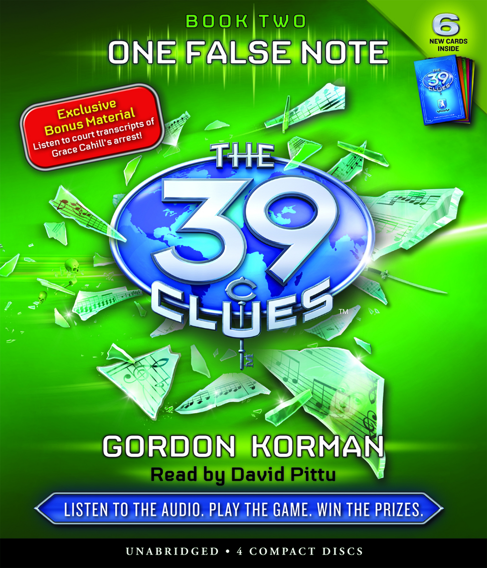 One False Note (The 39 Clues, Book 2) by Gordon Korman (Audiobook ...