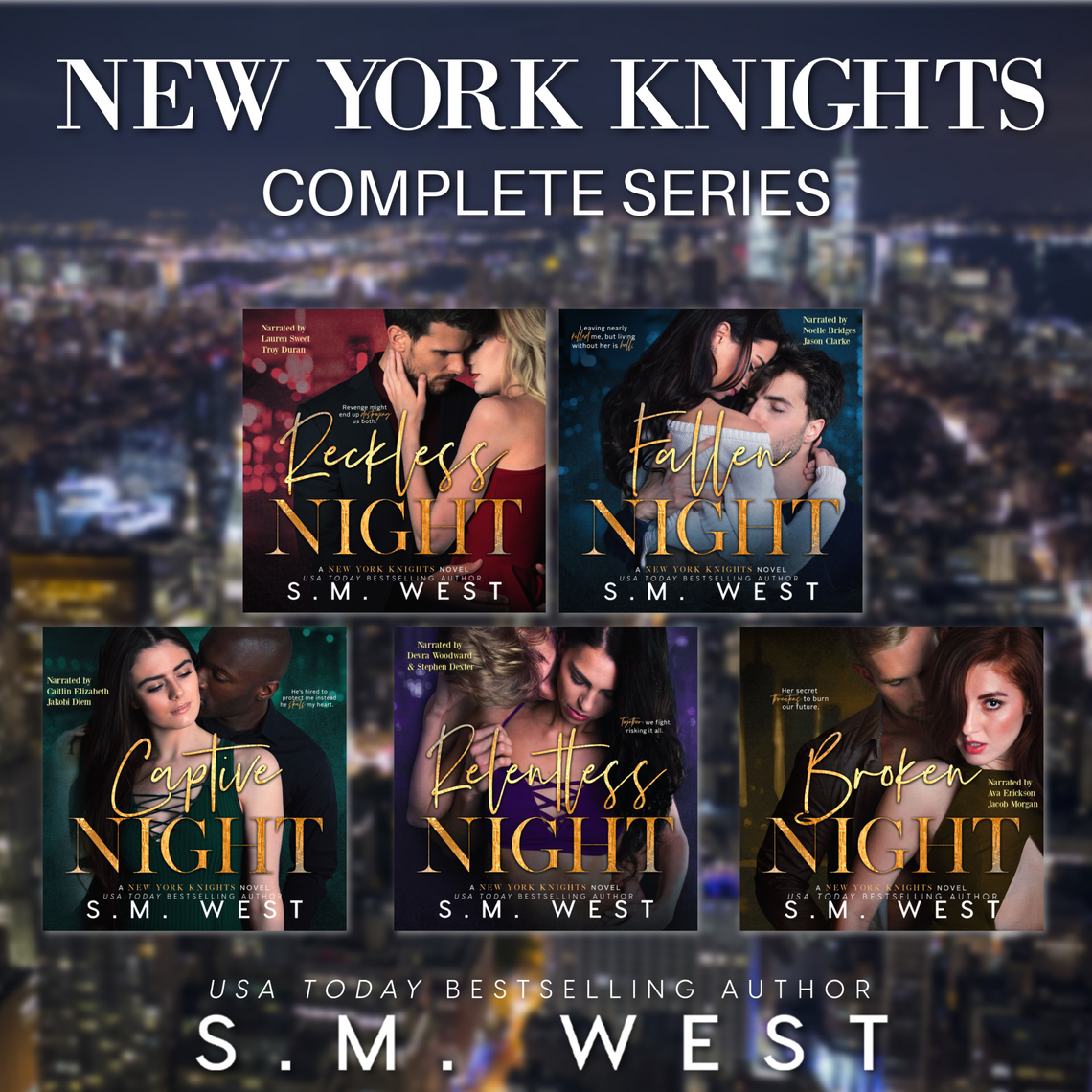 New York Knights by S.M. West (Audiobook) - Read free for 30 days