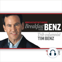 Breakfast With Benz podcast (10/5)--Ian Eagle of CBS on the call for Steelers-Ravens