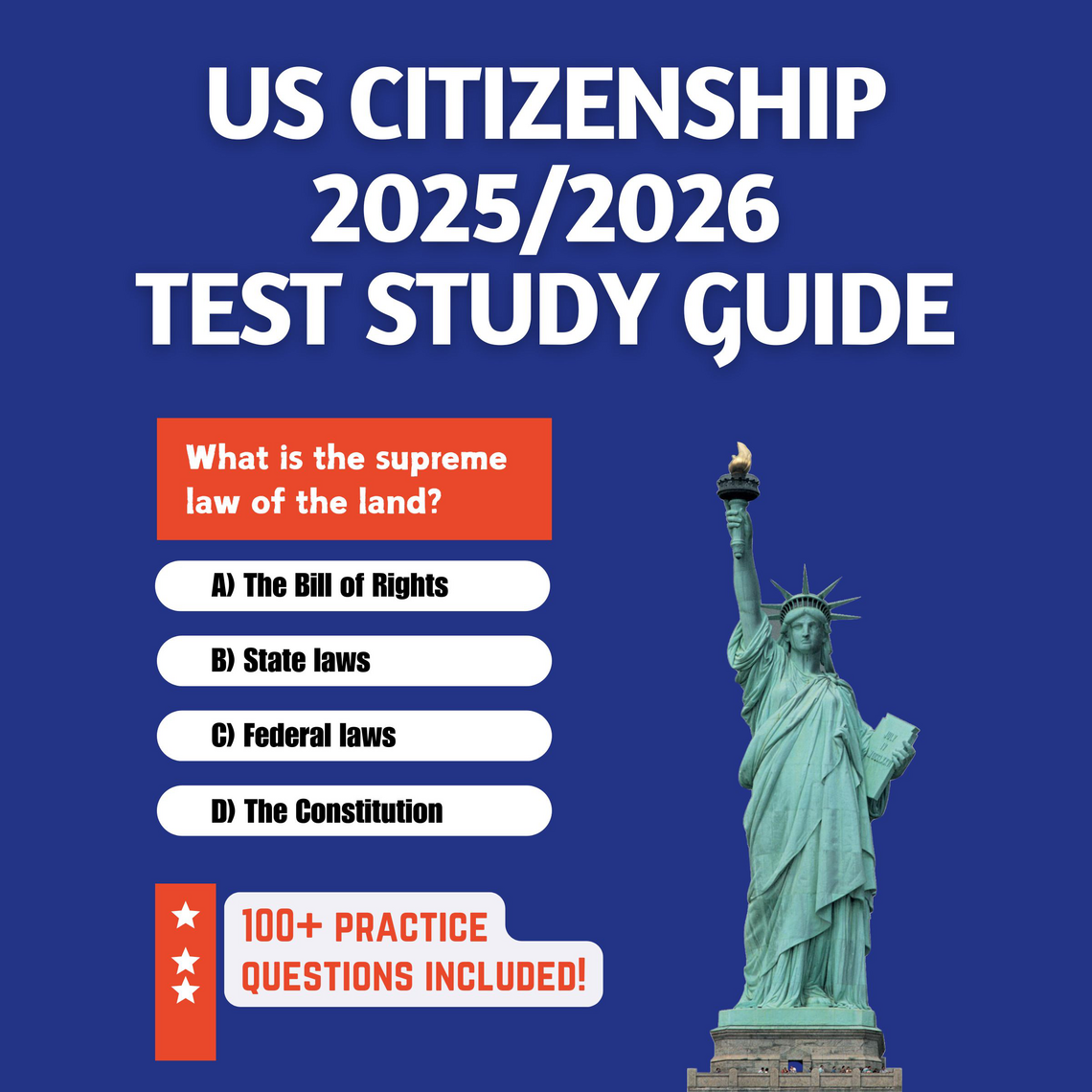 US Citizenship 2025/2026 Test Study Guide by Mark Ainsworth (Audiobook