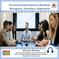 Crucial Conversations in Business