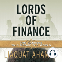 Lords of Finance: The Bankers Who Broke the World