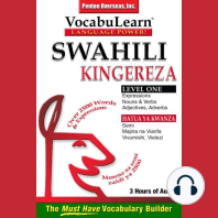 Swahili/English Level 1