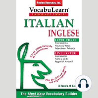 Vocabulearn: Italian / English Level 3: Bilingual Vocabulary Audio Series