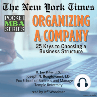Organizing a Company
