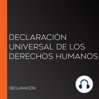 Declaración Universal de los derechos humanos