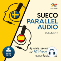 Sueco Parallel Audio – Aprende sueco rápido con 501 frases usando Parallel Audio - Volumen 1