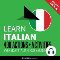Everyday Italian for Beginners - 400 Actions & Activities