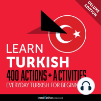 Everyday Turkish for Beginners - 400 Actions & Activities