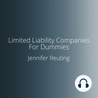 Limited Liability Companies For Dummies: 3rd Edition