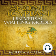 Ancient Egyptian Universal Writing Modes