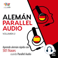 Alemán Parallel Audio: Aprende alemán rápido con 501 frases usando Parallel Audio - Volumen 2