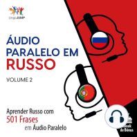 Áudio Paralelo em Russo: Aprender Russo com 501 Frases em Áudio Paralelo - Volume 2