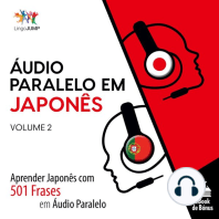 Áudio Paralelo em Japonês: Aprender Japonês com 501 Frases em Áudio Paralelo - Volume 2