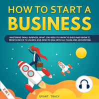 How to Start a Business: Mastering Small Business, What You Need to Know to Build and Grow It, from Scratch to Launch and How to Deal With LLC Taxes and Accounting (2 in 1)