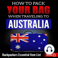 How to Pack Your Bag When Traveling to Australia: Backpackers Essential Item List