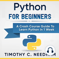 Python for Beginners: A Crash Course Guide to Learn Python in 1 Week