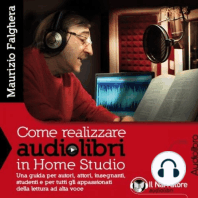 Come realizzare audiolibri in Home Studio (audiolibro + PDF)