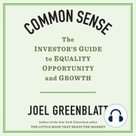 Common Sense: The Investor's Guide to Equality, Opportunity, and Growth