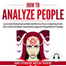 Listen To How To Analyze People Audiobook By Dark Psychology Mastery Academy