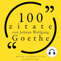 100 Zitate von Johann Wolfgang Goethe