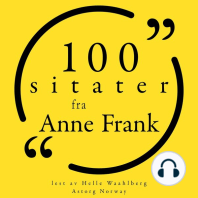 100 sitater fra Anne Frank