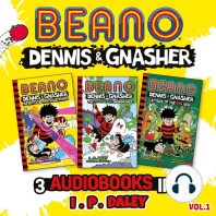 Beano Dennis & Gnasher – 3 Audiobooks in 1