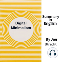 Digital Minimalism - Summary in English: Separated into chapters summaries