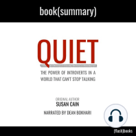 Quiet by Susan Cain - Book Summary: The Power of Introverts in a World That Can't Stop Talking