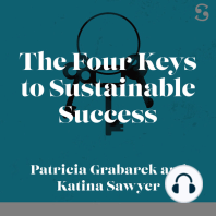 The Four Keys to Sustainable Success