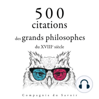500 citations des grands philosophes du XVIIIe siècle