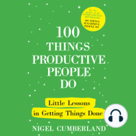 100 Things Productive People Do