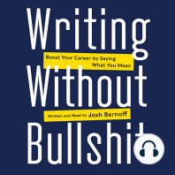Writing Without Bullshit