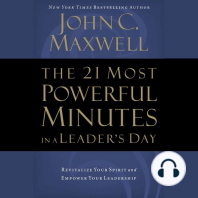 The 21 Most Powerful Minutes in a Leader's Day