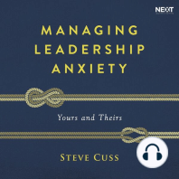 Managing Leadership Anxiety