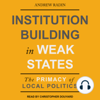 Institution Building in Weak States
